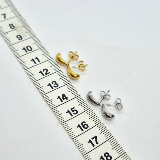 Mini RainDrop Earrings in Stainless Steel