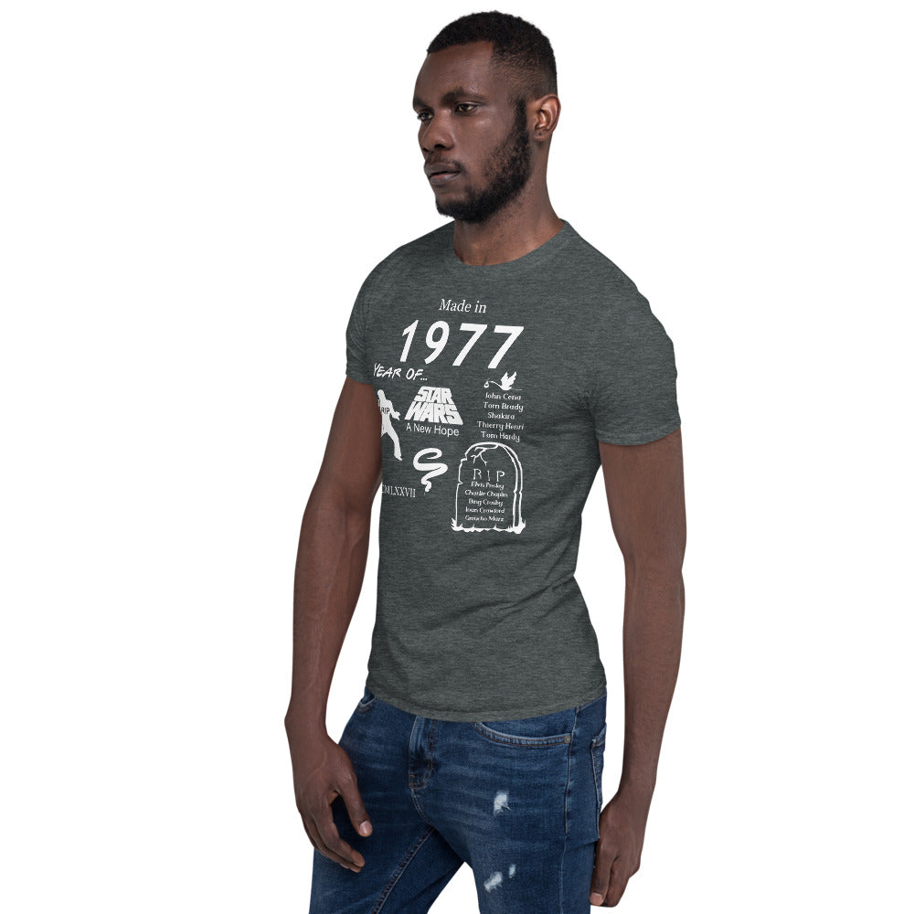 Made in 1977 TShirt - Unisex