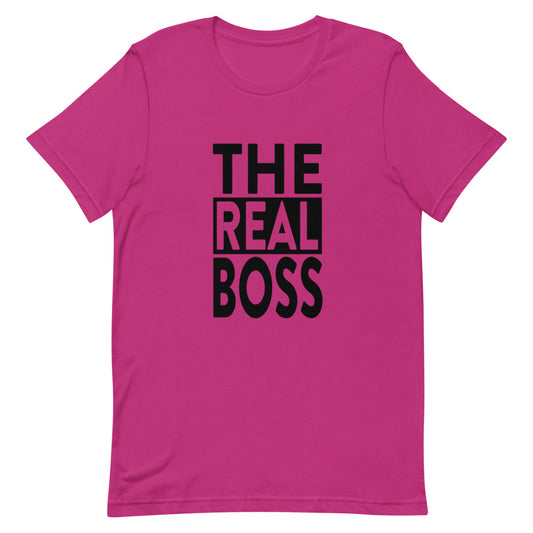 The Real Boss T-shirt - Unisex - Koppels T-shirt
