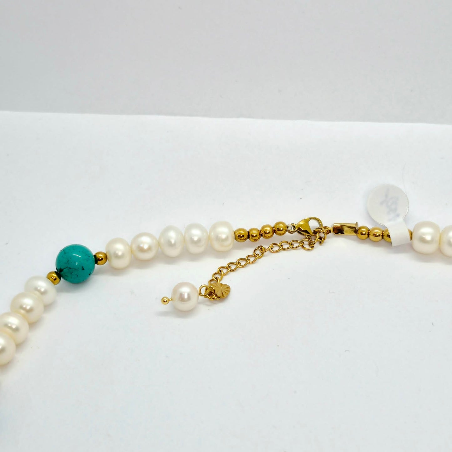 Natural Turquoise and Pearl Set 10mm Stones