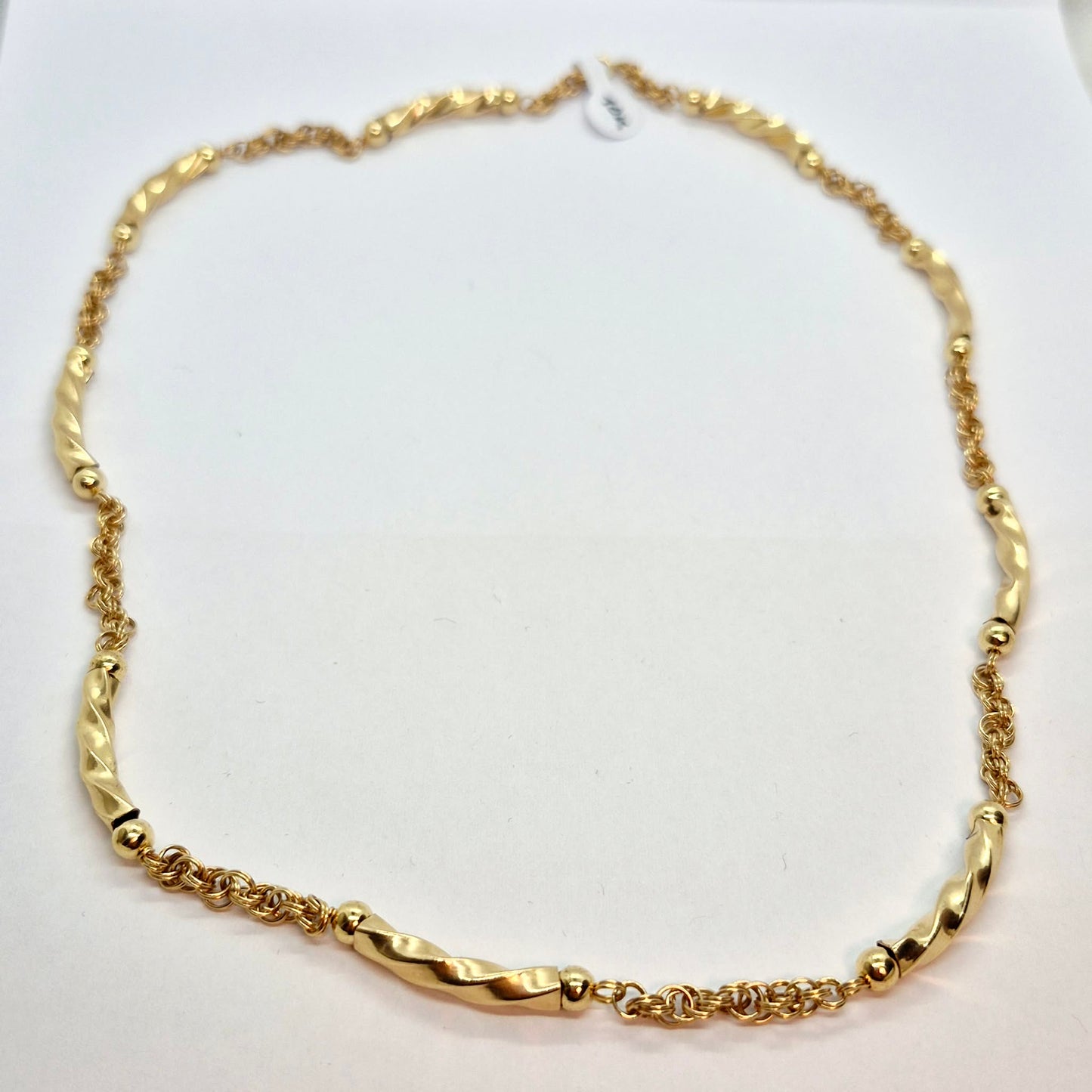 Designer Necklace in Solid 10K Gold