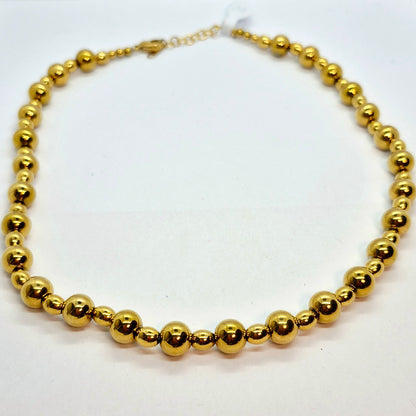 Necklace in Gold Plated Stainless steel