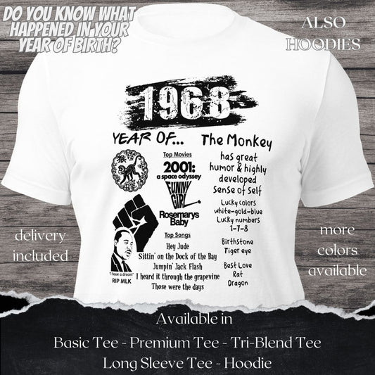 1968 TShirt and Hoodie is a Creative Graphic design for Men and Women