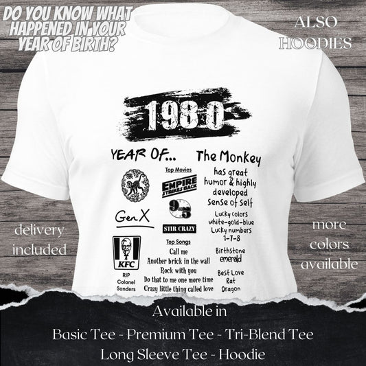 1980 TShirt and Hoodie is a Creative Graphic design for Men and Women