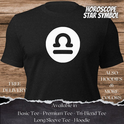 Libra Star Symbol TShirt and Hoodie for Men and Women