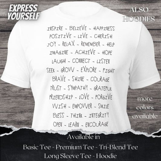 Inspiration TShirt and Hoodie is a Creative Graphic design for Men and Women