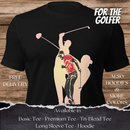 Think Winning Thoughts Golf TShirt and Hoodie is a Creative Golf Graphic design for Men and Women
