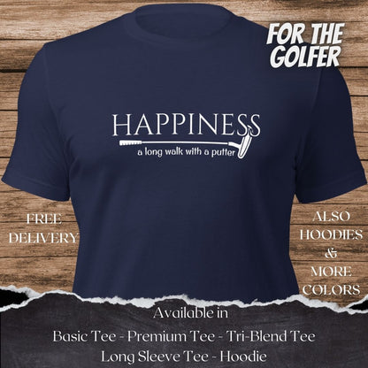 Think Winning Thoughts Golf TShirt and Hoodie is a Creative Golf Graphic design for Men and Women