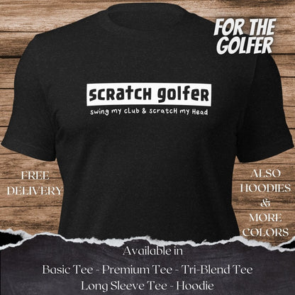 Consistently Inconsistent Golf TShirt and Hoodie is a Creative Golf Graphic design for Men and Women