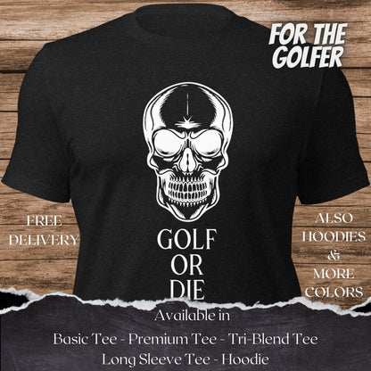 'To Golf or not to Golf' T-shirt en hoodie is een creatief golfgrafisch ontwerp voor mannen en vrouwen