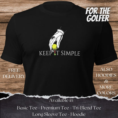 Golfaholic Golf TShirt and Hoodie is a Creative Golf Graphic design for Men and Women