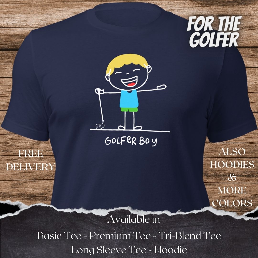 Birdie King Golf TShirt and Hoodie is a Creative Golf Graphic design for Men and Women
