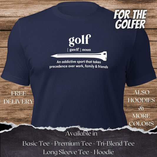 Golf Definition Golf TShirt and Hoodie is a Creative Golf Graphic design for Men and Women