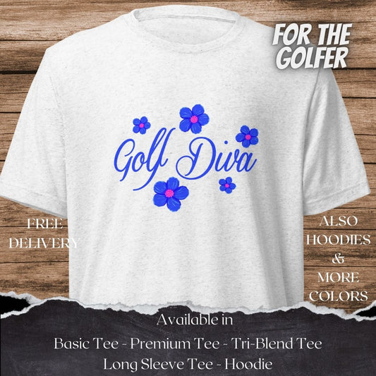 Golf Diva Golf TShirt and Hoodie is a Creative Golf Graphic design for Women