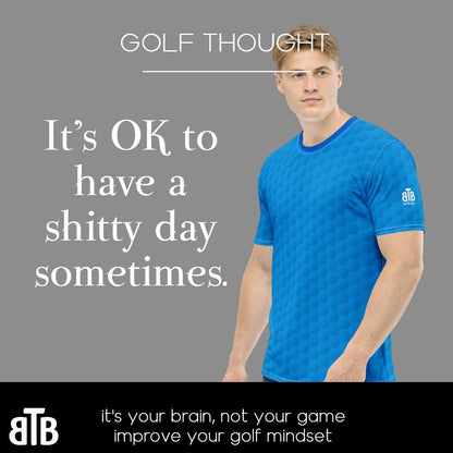 Think Winning Thoughts Golf TShirt and Hoodie is a Creative Golf Graphic design for Men and Women