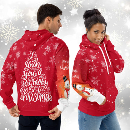Kersthoodie met uniek design voor heren en dames