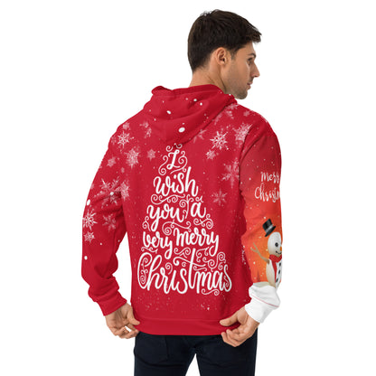 Kersthoodie met uniek design voor heren en dames