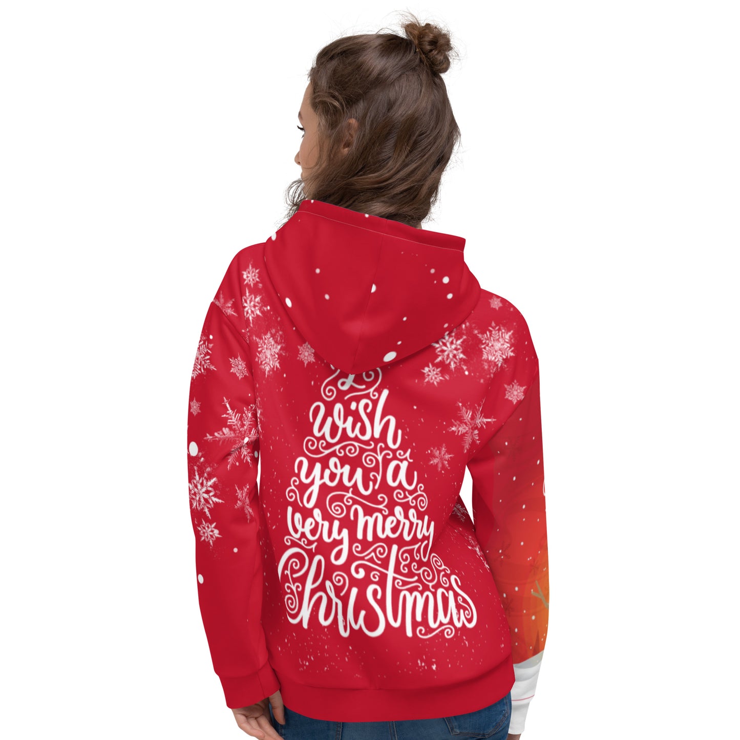 Kersthoodie met uniek design voor heren en dames
