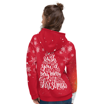 Kersthoodie met uniek design voor heren en dames
