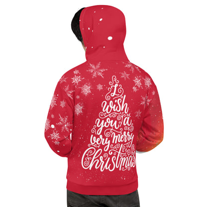 Kersthoodie met uniek design voor heren en dames