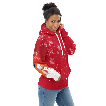 Kersthoodie met uniek design voor heren en dames