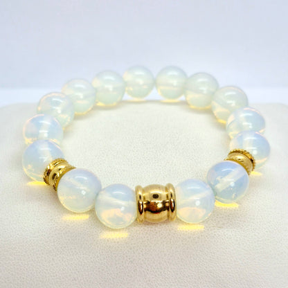 Natural Opal Bracelet in 12mm Stones