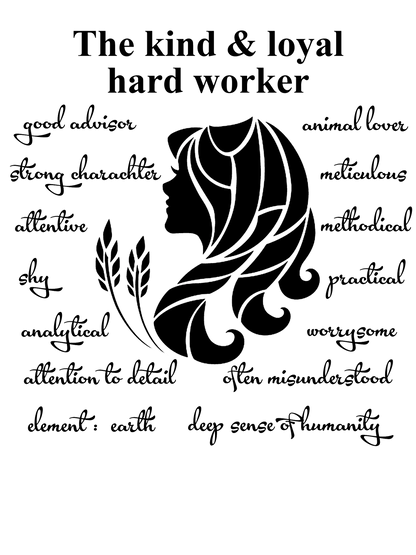 Virgo Star Sign Personality Traits TShirt and Hoodie for Men and Women