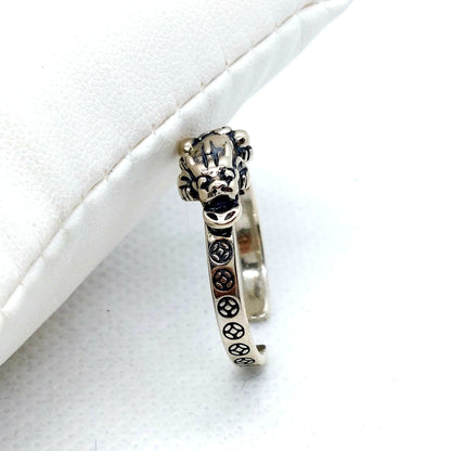 Pixiu Ring in Sterling Silver Resizeable