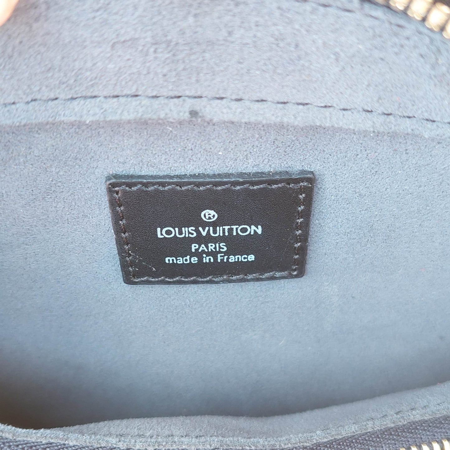 Pre-loved Louis Vuitton Donkerbruine Epi Sablon Handtas