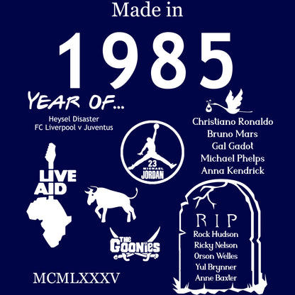 Made in 1985 TShirt - Unisex