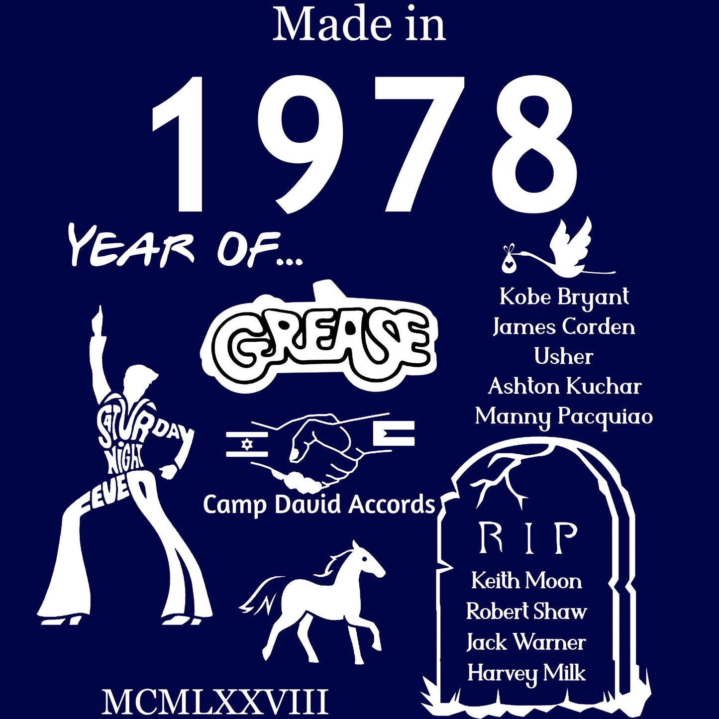 Gemaakt in 1978 T-shirt - Unisex
