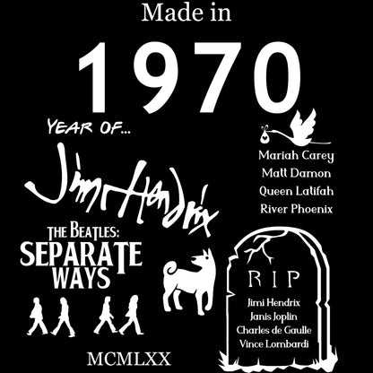 Made in 1971 TShirt - Unisex