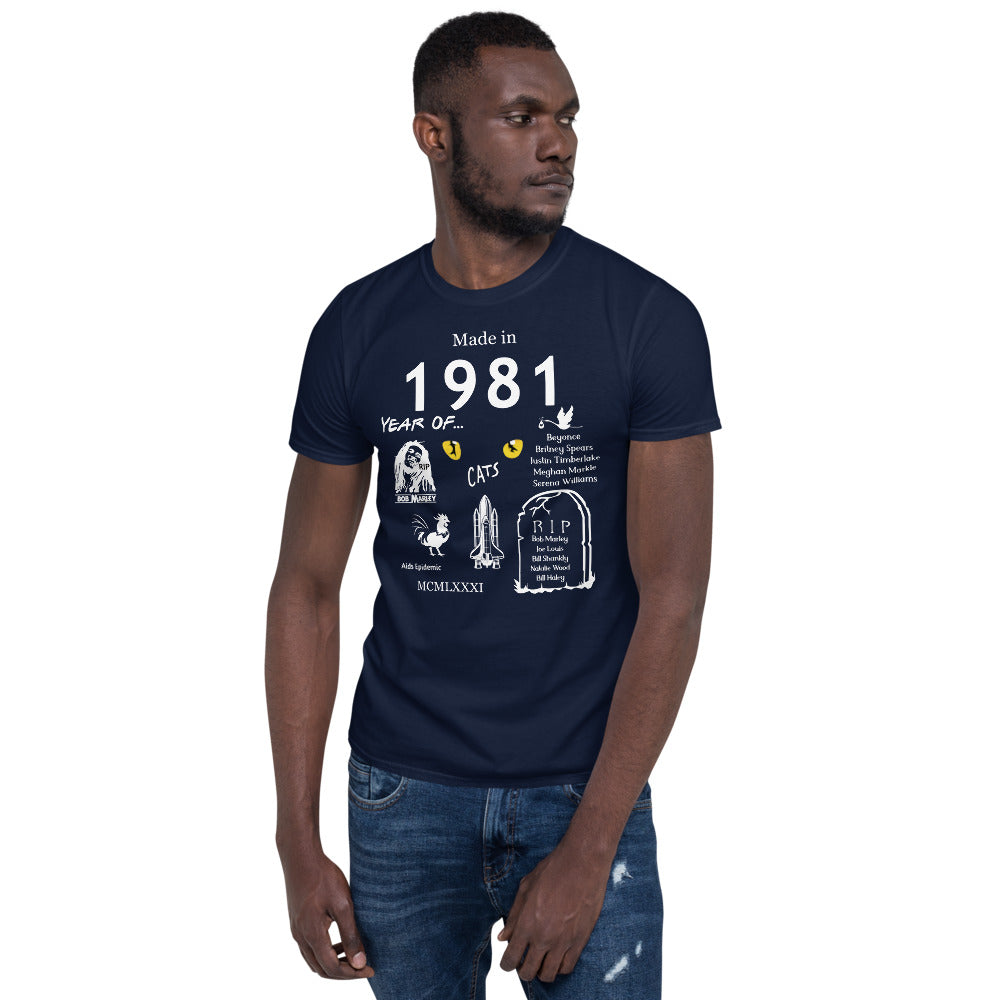 Made in 1981 TShirt - Unisex