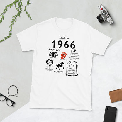 Made in 1966 (Black) TShirt - Unisex