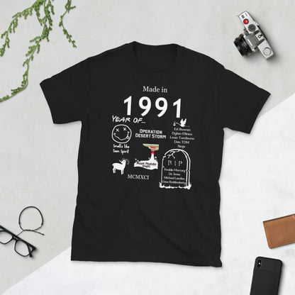 Gemaakt in 1991 T-shirt - Unisex