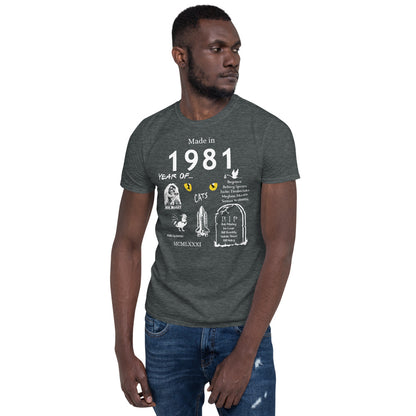 Made in 1981 TShirt - Unisex