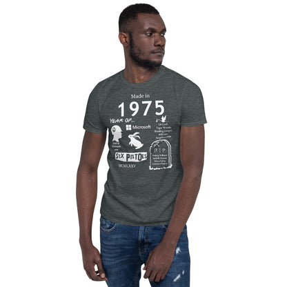 T-shirt "Made in 1975" - Unisex