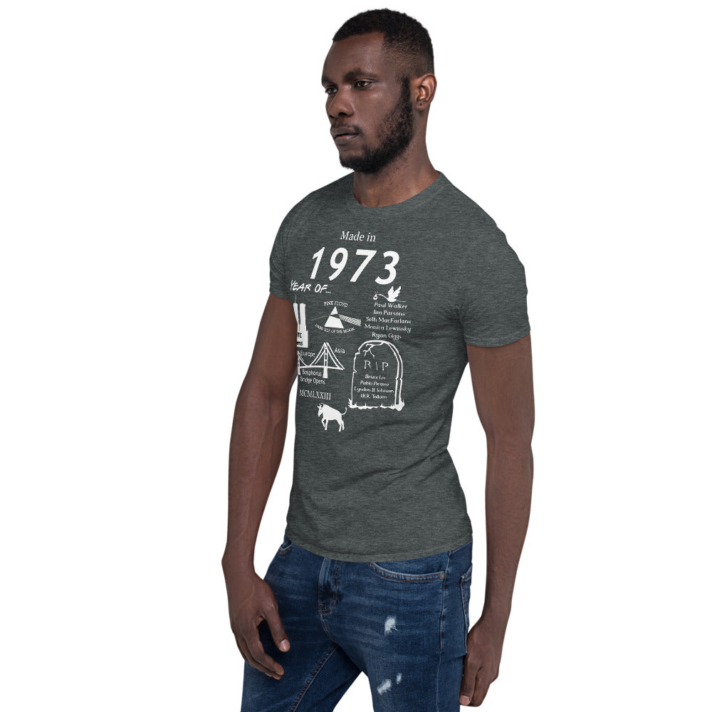 Made in 1973 T-shirt - Unisex