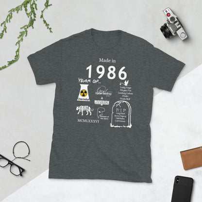 Gemaakt in 1986 T-shirt - Unisex