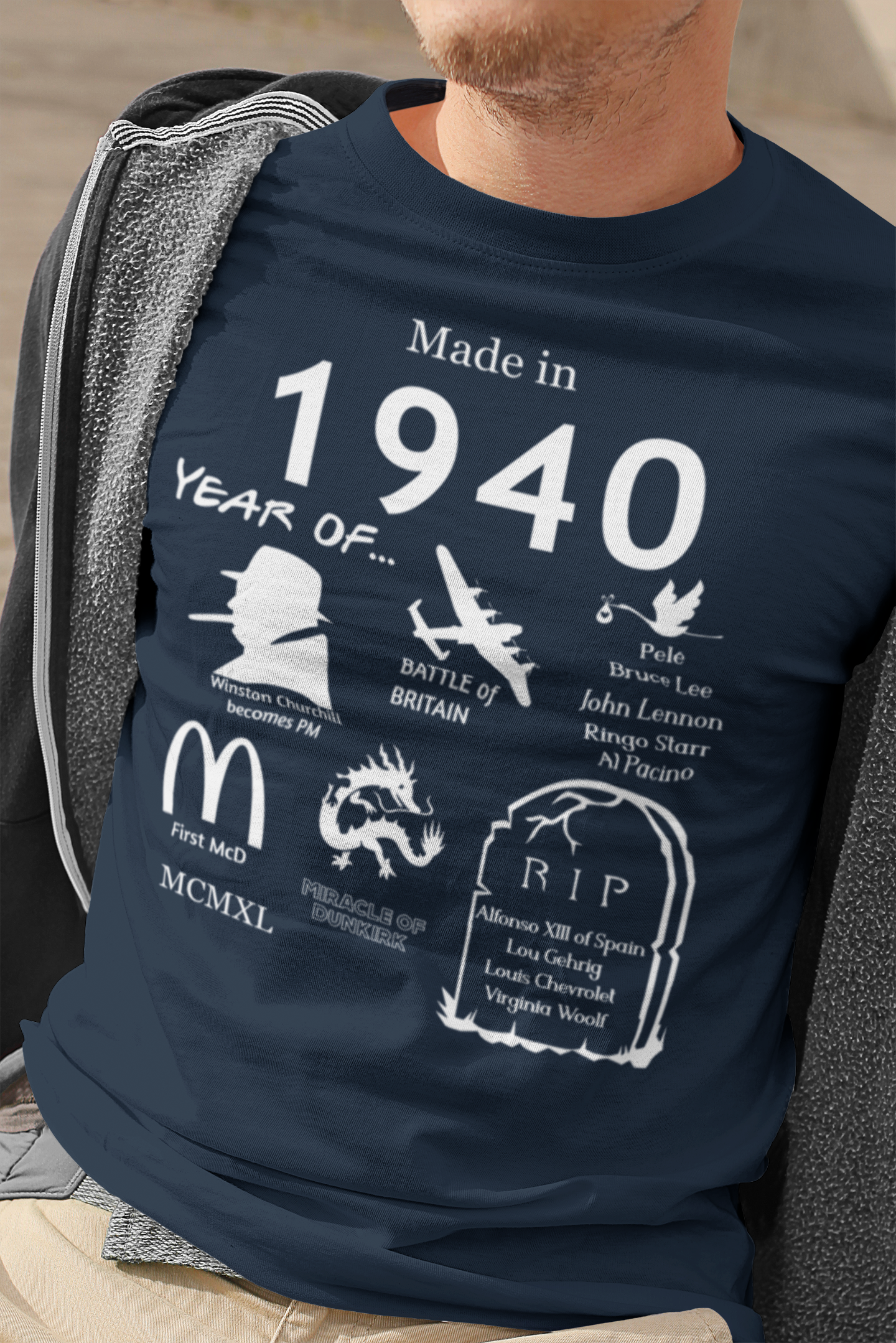 Gemaakt in 1940 T-shirt - Unisex