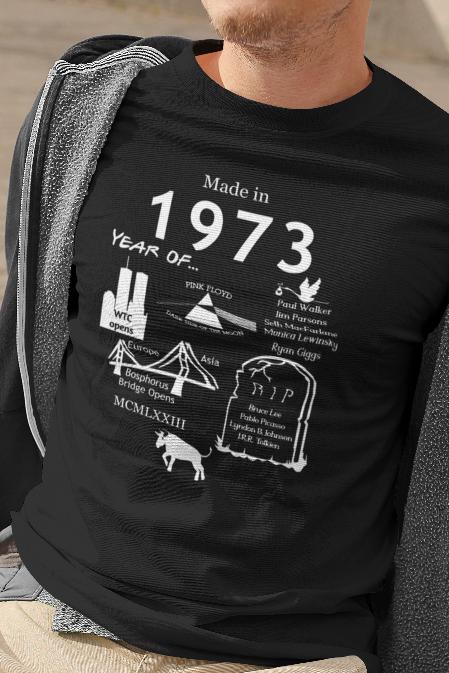 Made in 1973 T-shirt - Unisex