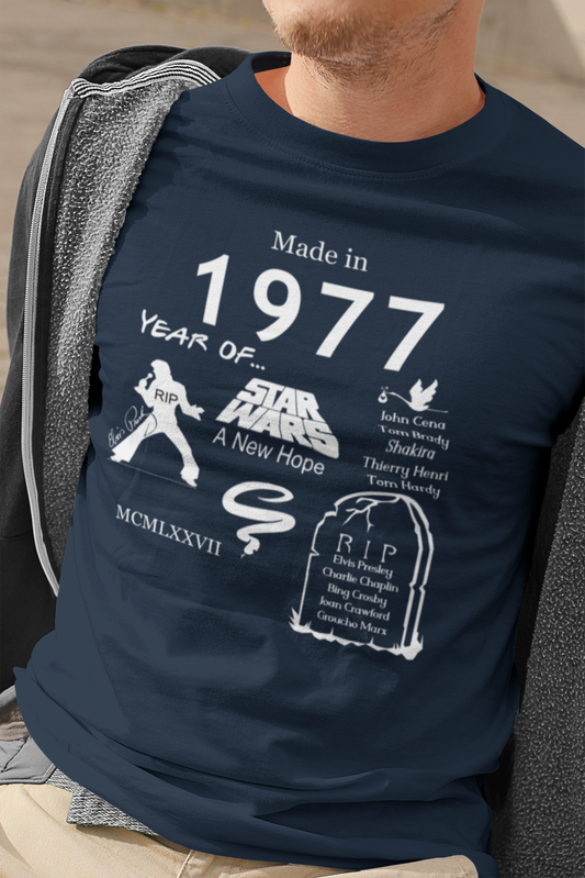 Gemaakt in 1977 T-shirt - Unisex