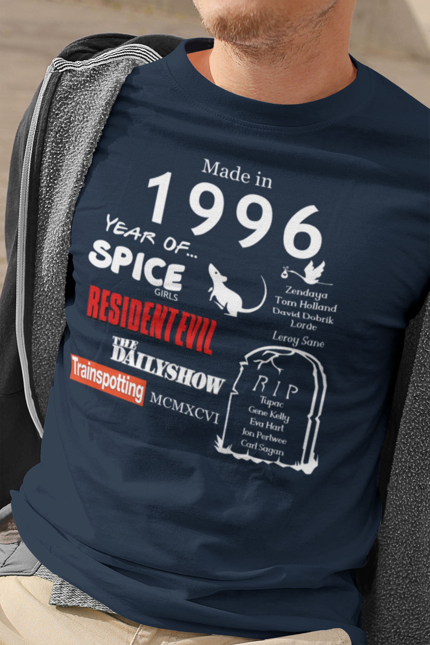 T-shirt uit 1996 - Uniseks