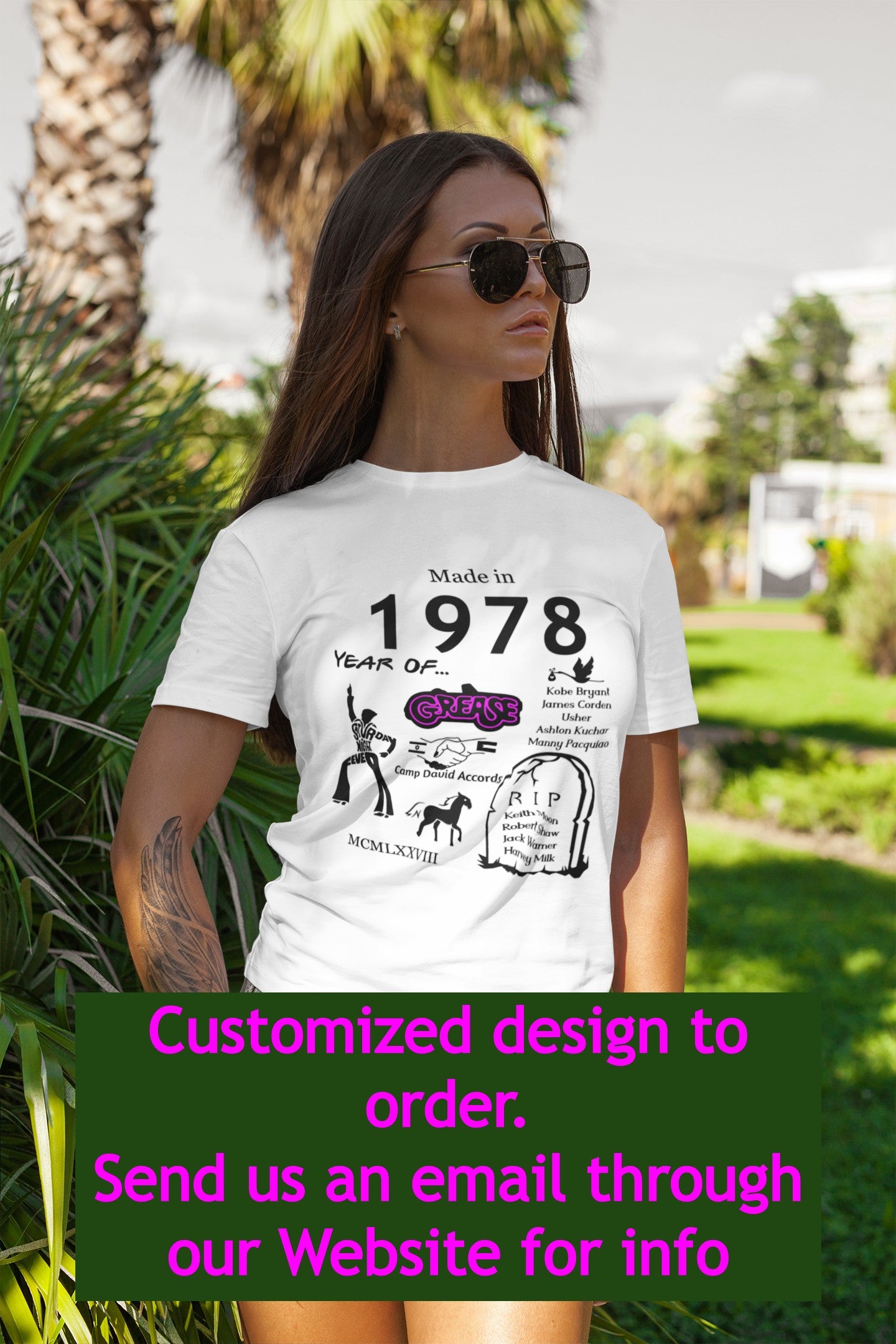 Gemaakt in 1978 (Zwart) T-shirt - Unisex