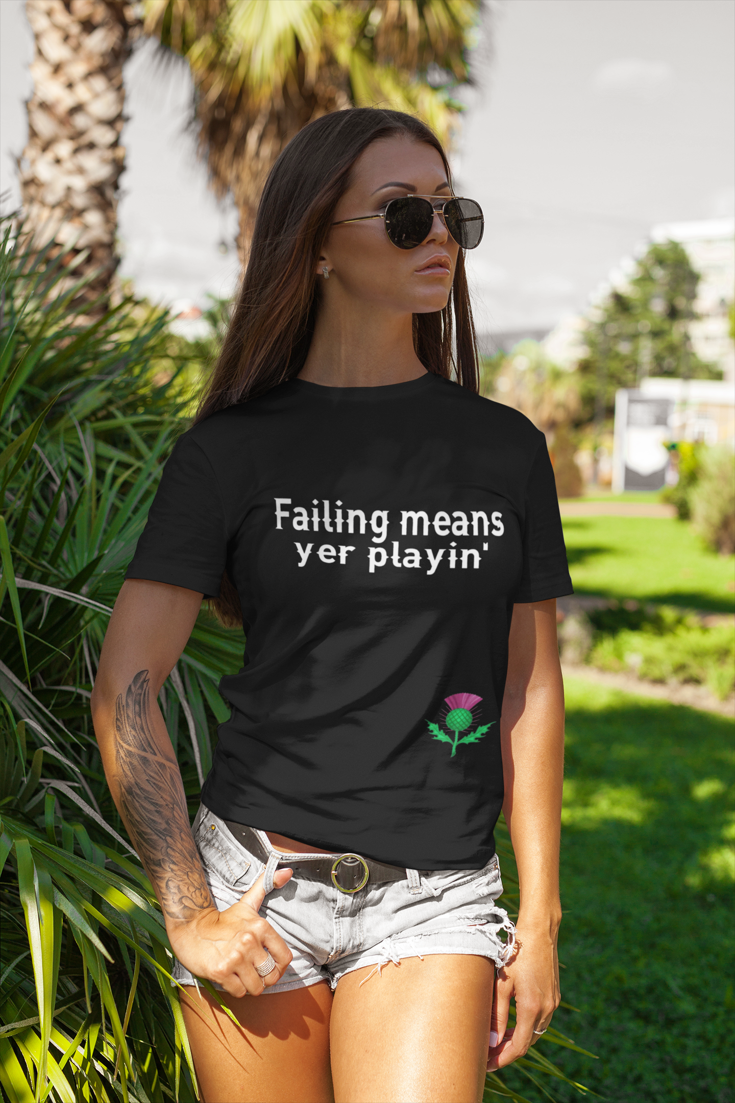Falen betekent dat je speelt T-shirt - Unisex - Schotland