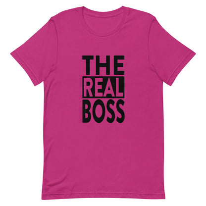 The Real Boss T-shirt - Unisex - Koppels T-shirt