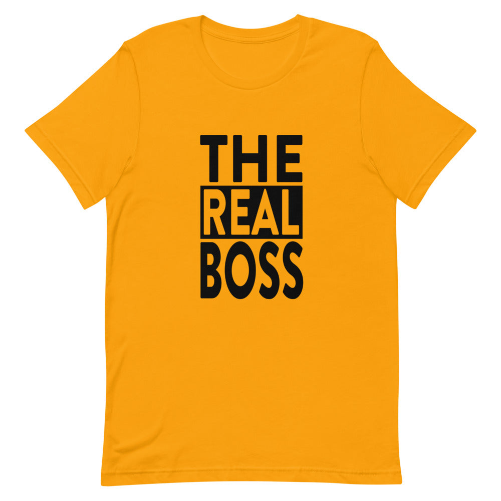 The Real Boss T-shirt - Unisex - Koppels T-shirt