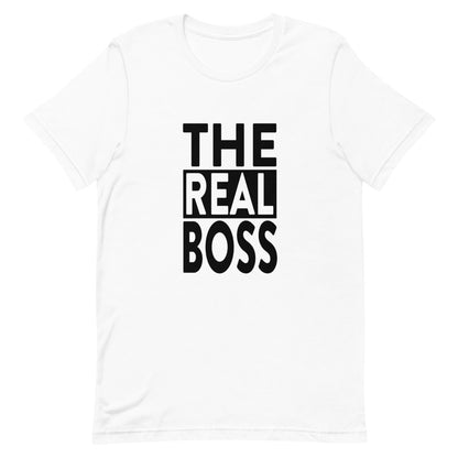 The Real Boss T-shirt - Unisex - Koppels T-shirt