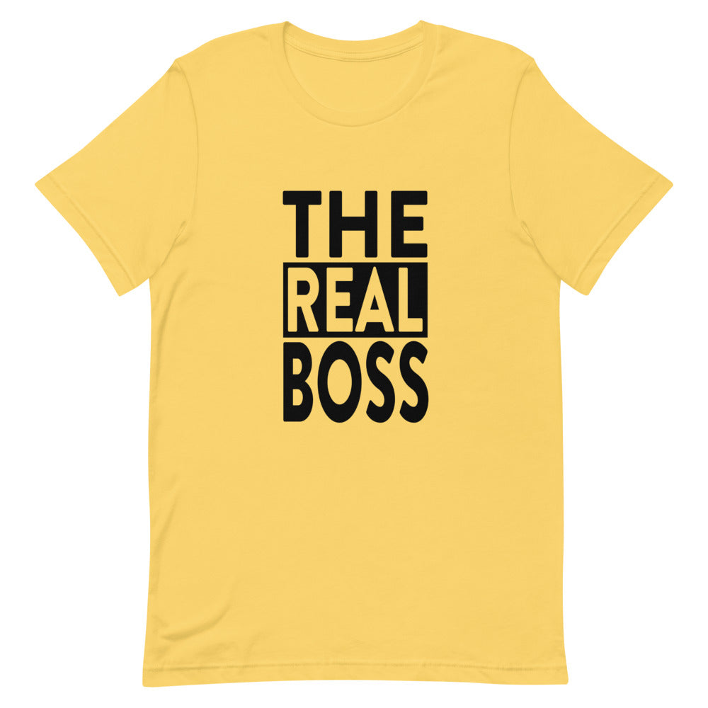 The Real Boss T-shirt - Unisex - Koppels T-shirt