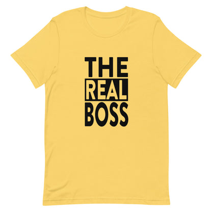 The Real Boss T-shirt - Unisex - Koppels T-shirt